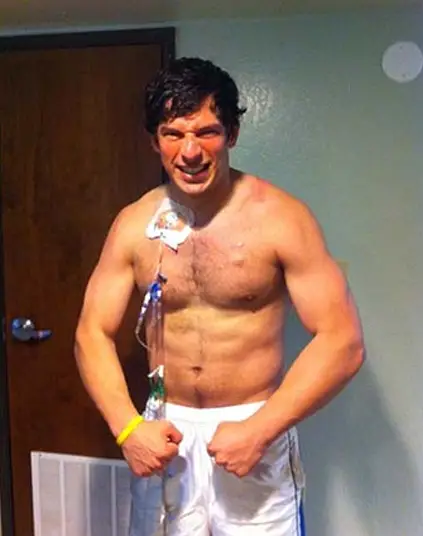 David Fajgenbaum in the Hospital